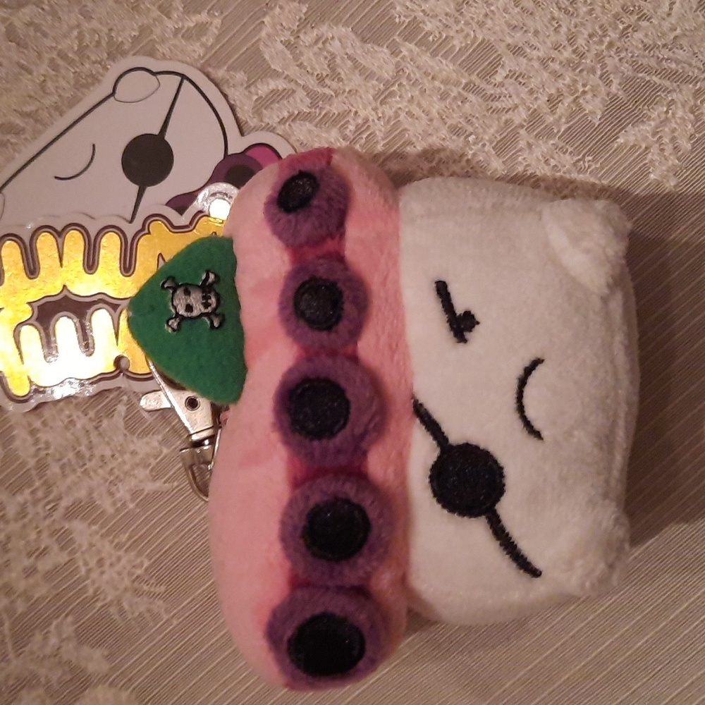 Yammy Yammy Captain Tako Pirate Sushi Keychain NWT